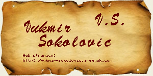 Vukmir Sokolović vizit kartica